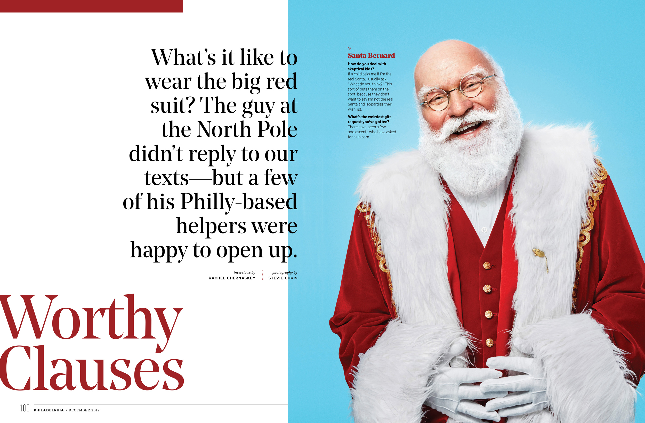 Philly Mag Santa Claus Editorial